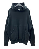 ゴールド GOLD LOOPWHEEL SWEAT PULLOVER PARKA DAMAGE AGED ループウィール プルオーバー パーカー ダメージ加工 裏起毛 フーディ 黒 GL69096 パーカ 無地 ブラック Mサイズ 104MT-1686