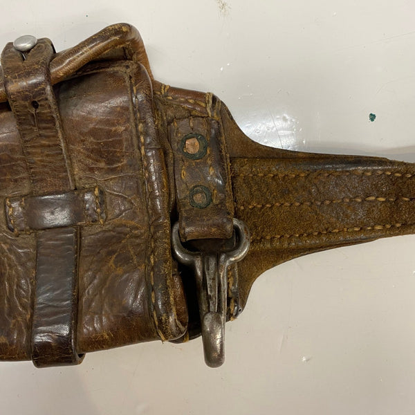 【曜日割引対象外】 ヴィンテージ vintage スウェーデン軍 バンダリアポーチ 5連 カオスポーチ レザー バッグ メンズバッグ ボディバッグ・ウエストポーチ ブラウン 201goods-754 VB