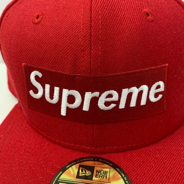 【中古】シュプリーム SUPREME R.I.P. New Era コラボ 7 1/2 帽子 メンズ帽子 キャップ レッド 201goods-663