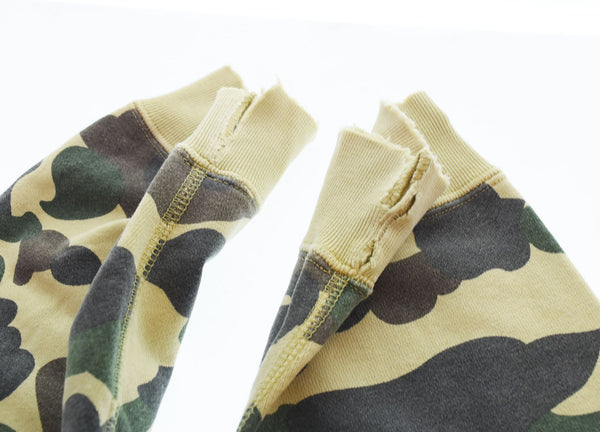 ア ベイシング エイプ A BATHING APE 90s 90's 初期タグ 1st CAMO スウェット ラグラン 猿迷彩 裏原 90年代 ヴィンテージ スウェット マルチカラー Mサイズ 103MT-2576