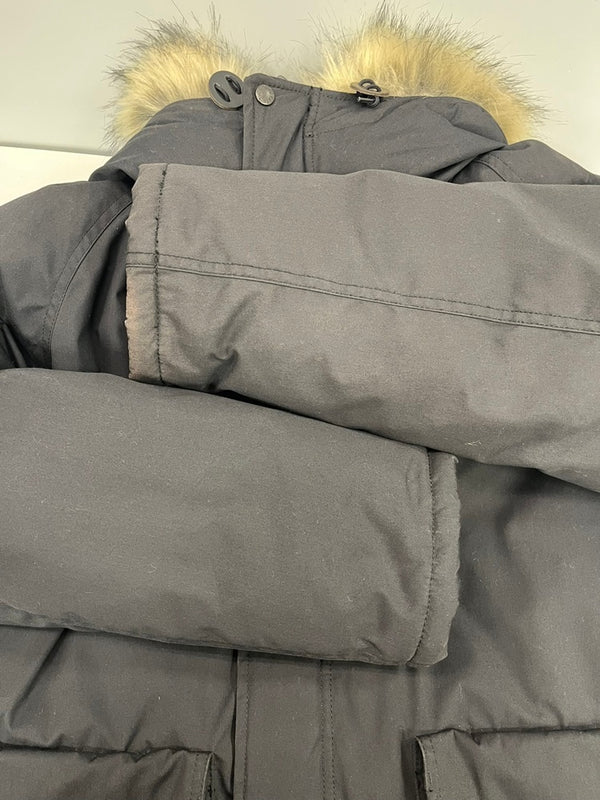 ノースフェイス THE NORTH FACE 65/35 ベイヘッドクロスロングセローダウンコート Long Serow アウター ロング ミドル丈 フード フェイクファー 黒 ND2870N ジャケット ブラック Mサイズ 101MT-5292