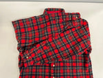 ペンドルトン PENDLETON 70s 70年代 ウール シャツ タータンチェック USA製 アメリカ製 Vintage 赤 長袖シャツ レッド Lサイズ 101MT-5196