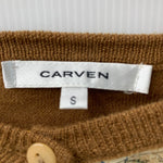 カルヴェン CARVEN セットアップ マップ柄 三陽商会 スーツ・セットアップ ブラウン Sサイズ 201LT-455