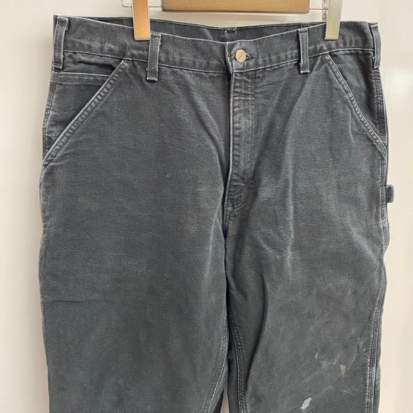 【曜日割引対象外】 カーハート Carhartt リフレクター ペインターパンツ インナーチェック カーゴパンツ ブラック 36×32サイズ 201MB-1144 VB