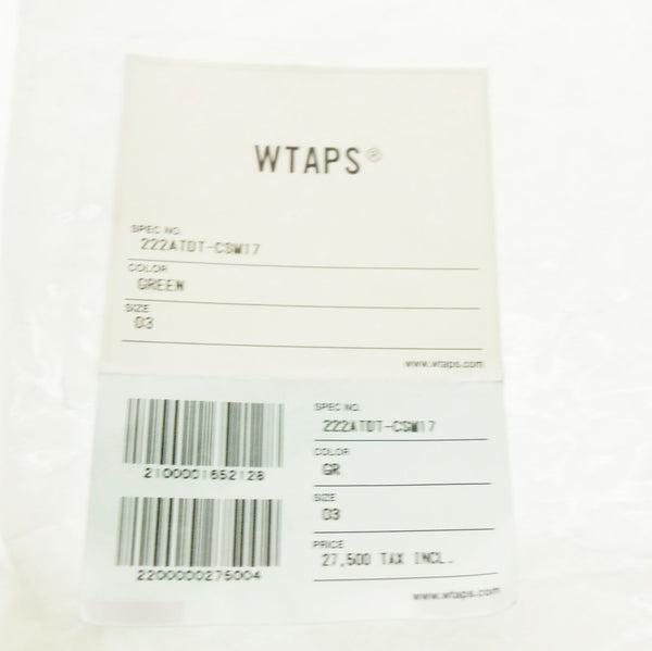 ダブルタップス WTAPS 22AW クロスボーン フーディー グリーン トップス プルオーバー パーカー 222ATDT-CSM17 3 パーカ プリント グリーン 103MT-694