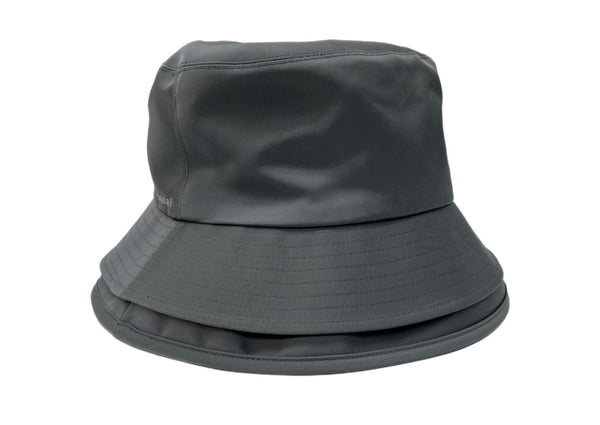 サカイ sacai 23SS NYLON TWILL DOUBLE BRIM HAT ナイロン ツイル ダブル ブリム ハット バケハ 帽子 灰 23-0599S 帽子 メンズ帽子 ハット ロゴ グレー 104H-63