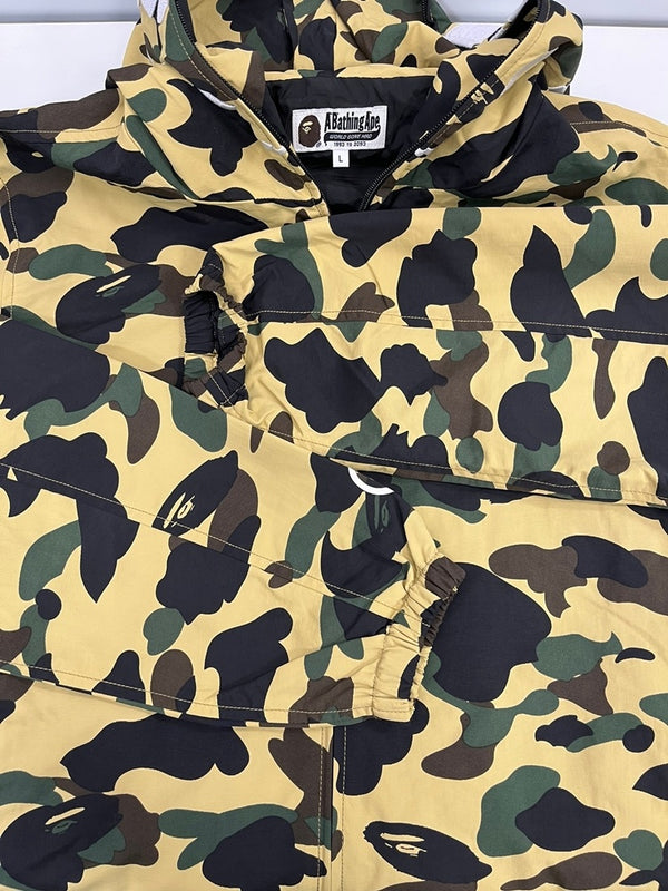 ア ベイシング エイプ A BATHING APE 1ST CAMO 2ND FULL ZIP HOODIE ナイロンジャケット カモフラ 001LJG301001X ジャケット マルチカラー Lサイズ 101MT-5300