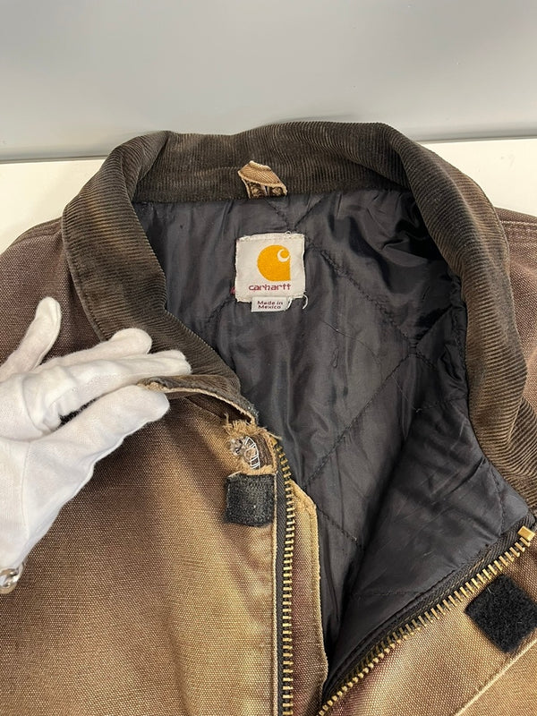 カーハート Carhartt FRライン フレームレジスタント トラディショナルコート ダックワークジャケット 茶 ボロ C26 DKB 2XL ジャケット ブラウン 3Lサイズ 101MT-4679