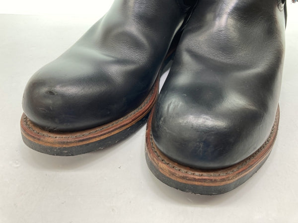 レッドウィング RED WING ENGINEER BOOT エンジニア ブーツ スチールトゥ USA製 黒 2268 メンズ靴 ブーツ エンジニア ブラック 8 1/2D 104-shoes388