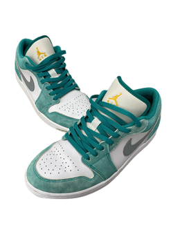 ナイキ NIKE エアジョーダン1 ロー SE "ニューエメラルド" Air Jordan 1 Low SE "New Emerald" DN3705-301 メンズ靴 スニーカー ロゴ ブルー 28cm 201-shoes796