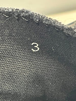 ヨウジヤマモト プールオム Yohjiyamamoto Pour Homme C/CANVAS B LOW TOP SNEAKER 2023SS コットンキャンバス ローカット タンクソール 厚底 メンズ靴 スニーカー ブラック SIZE 3 26.5cm 101sh-2034