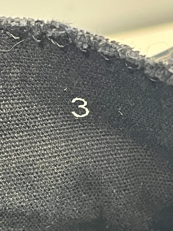 ヨウジヤマモト プールオム Yohjiyamamoto Pour Homme C/CANVAS B LOW TOP SNEAKER 2023SS コットンキャンバス ローカット タンクソール 厚底 メンズ靴 スニーカー ブラック SIZE 3 26.5cm 101sh-2034