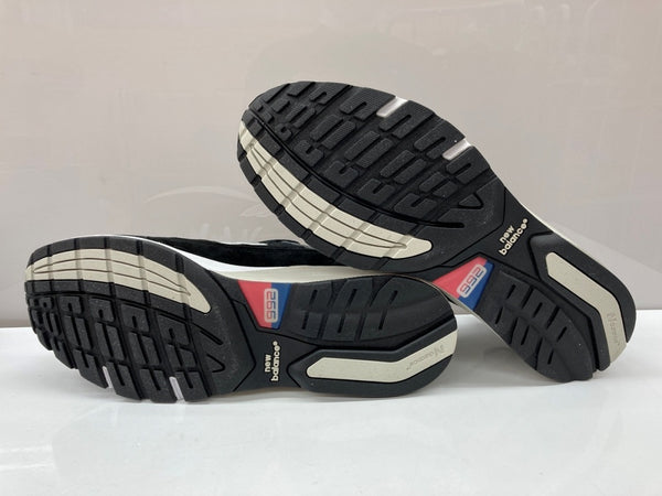 ニューバランス new balance 24年製 U992 ABZORB SBS スエード メッシュ ランニング ローカット シューズ 黒 U992BK メンズ靴 スニーカー ブラック 28cm 104S-1066