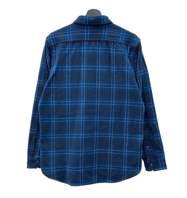 フリーホイーラーズ FREEWHEELERS UNION SPECIAL OVERALLS ブライストン メカニックシャツ 1930s style ネルシャツ ガチャポケ 青 紺 2433005 長袖シャツ チェック ネイビー 104MT-2258