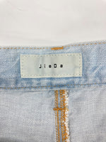 ジエダ Jieda USED LOOSE FIT JEANS ユーズド ルーズ フィット ジーンズ ジップフライ ワイド 青 ロゴ Jie-22S-PT01-A デニム ブルー サイズ 1 104MB-285