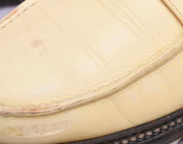 ヤマネクツテン 山根靴店  Uチップブーツ ローカット シューズ 2007 メンズ靴 その他 ベージュ 25cm 103S-1228