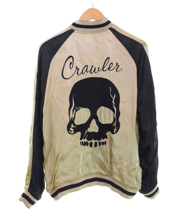 バックストリートクローラー BACK STREET CRAWLER スカル リバーシブル スカジャン SKULL Souvenir Jacket Reversible 骨  52133301 ジャケット ブラック Lサイズ 103MT-2572
