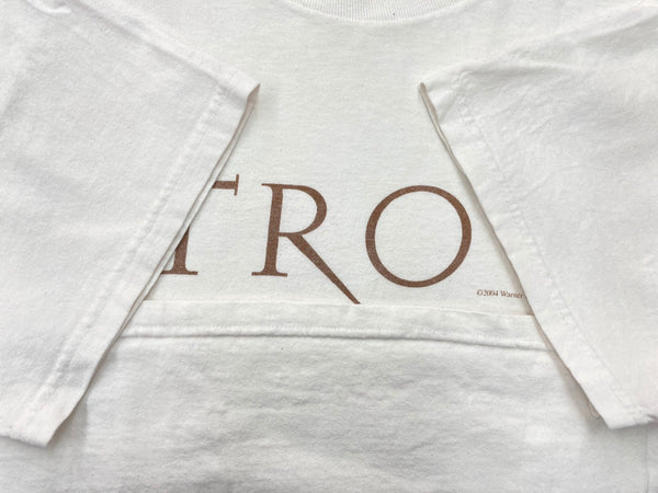US古着 US 00s TROY トロイ ムービーT 映画 白 Tシャツ プリント ホワイト 104MT-1636