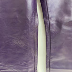 【曜日割引対象外】 ショット SCHOTT レザーパンツ USA製 30サイズ ボトムスその他 パープル 201MB-1135 VB