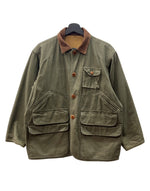 ラルフローレン RalphLauren POLO COUNTRY 80s 90s REVERSIBLE HUNTING JACKET リバーシブル ハンティング ジャケット アウター 茶 緑 サイズ 9 ジャケット 無地 カーキ 104MT-2048