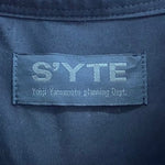 サイト S'YTE タッセルシャツ UV-B20-080 長袖シャツ ブラック 3サイズ 201MT-4141