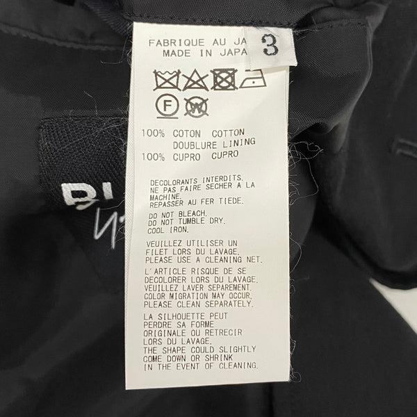 ブラックスキャンダルヨウジヤマモト BLACK Scandal Yohji Yamamoto 詰襟ジャケット HN-J17-013 ジャケット ブラック 3サイズ 201MT-4143