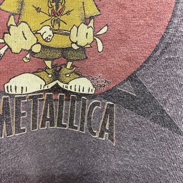 【曜日割引対象外】 ヴィンテージ vintage 90's 1999年製 メタリカ METALLICA  Tシャツ グレー XLサイズ 201MT-4293 VB