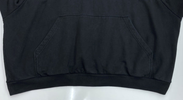 バレンシアガ BALENCIAGA 22AW × adidas アディダス Hoodie Large Fit ラージ フィット プルオーバー パーカー フーディ 刺繍 黒 729322 TNVN2 パーカ ロゴ ブラック Lサイズ 104MT-1646