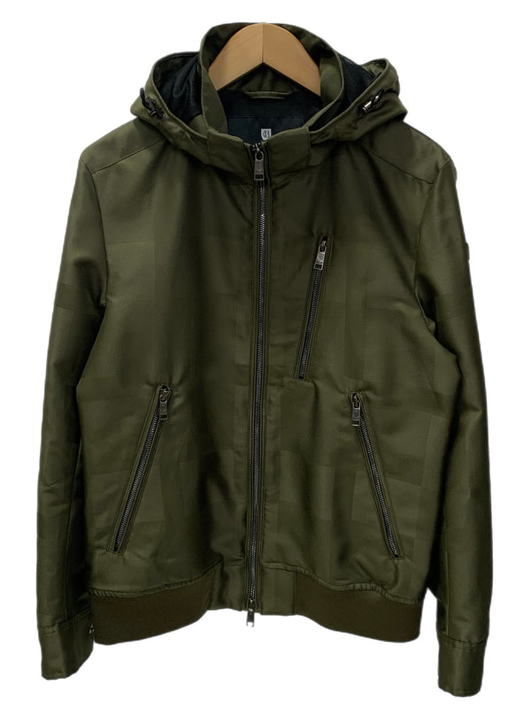 ブラックレーベルクレストブリッジ BLACK LABEL CRESTBRIDGE ジップアップパーカー 51F04-603-76 ジャケット カーキ Mサイズ 201MT-3829