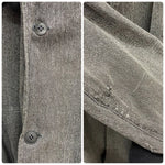 【曜日割引対象外】 ヴィンテージ vintage 40's ブラックシャンブレー アトリエコート コート ブラック 201MT-4464 VB