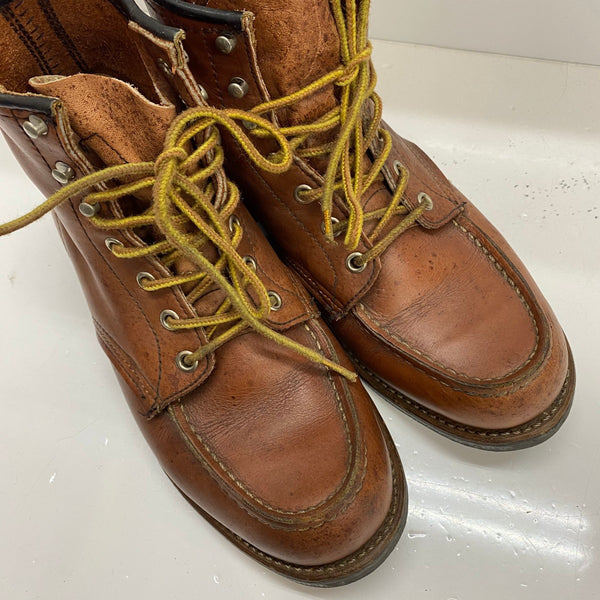 【曜日割引対象外】 レッドウィング RED WING 90's 廃盤モデル アイリッシュセッター 8152 メンズ靴 ブーツ ワーク ブラウン 25.5cmサイズ 201-shoes1503 VB