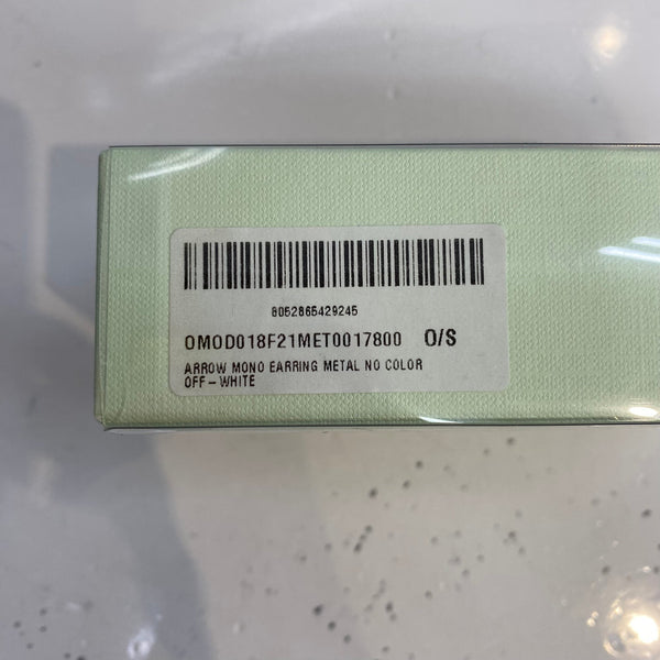 【中古】オフホワイト Off-White メンズジュエリー・アクセサリー ピアス シルバー 201goods-766