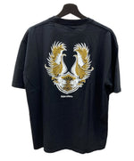 サブカルチャー Subculture Twin Eagle T-Shirt ツウィン イーグル Tシャツ クルーネック 黒 サイズ3 Tシャツ プリント ブラック 104MT-1493