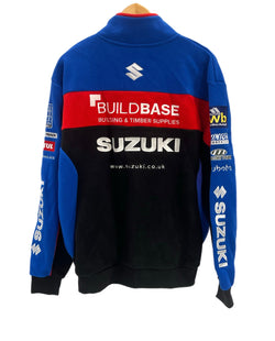 スズキ SUZUKI Official Build Base Soft shell jacket ビルドベース オフィシャル ソフトシェル フリース レーシング ジャケット マルチカラー Mサイズ 101MT-5312