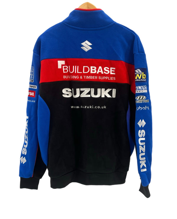 スズキ SUZUKI Official Build Base Soft shell jacket ビルドベース オフィシャル ソフトシェル フリース レーシング ジャケット マルチカラー Mサイズ 101MT-5312