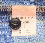 ブルートリック Blue Trick 刺子パッチワークシャツ コットンリネン No.4068 3 半袖シャツ ブルー 103MT-2998