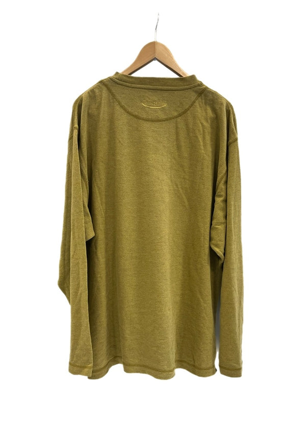 パタゴニア PATAGONIA 90s 90's 90年代 オーバルロゴ 鹿子 長袖 ポケットTシャツ ロンT 黄 ロンT イエロー Lサイズ 101MT-5110