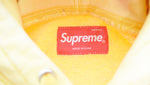 シュプリーム SUPREME 17SS Overdyed Hooded Sweatshirt オーバーダイ スウェットプルオーバーパーカー  パーカ イエロー Mサイズ 103MT-3338