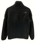 ザノースフェイス THE NORTH FACE WHITE LABEL ホワイトレーベル RIMO FLEECE JACKET リモ フリース ジャケット ボア 刺繍 BLACK 黒 NJ4FL59L ジャケット ロゴ ブラック Sサイズ 104LT-20