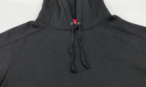 シュプリーム SUPREME 18AW Paneled Hooded Sweatshirt パネラド フーディ スウェット シャツ 黒 パーカ 刺繍 ブラック Mサイズ 104MT-2044