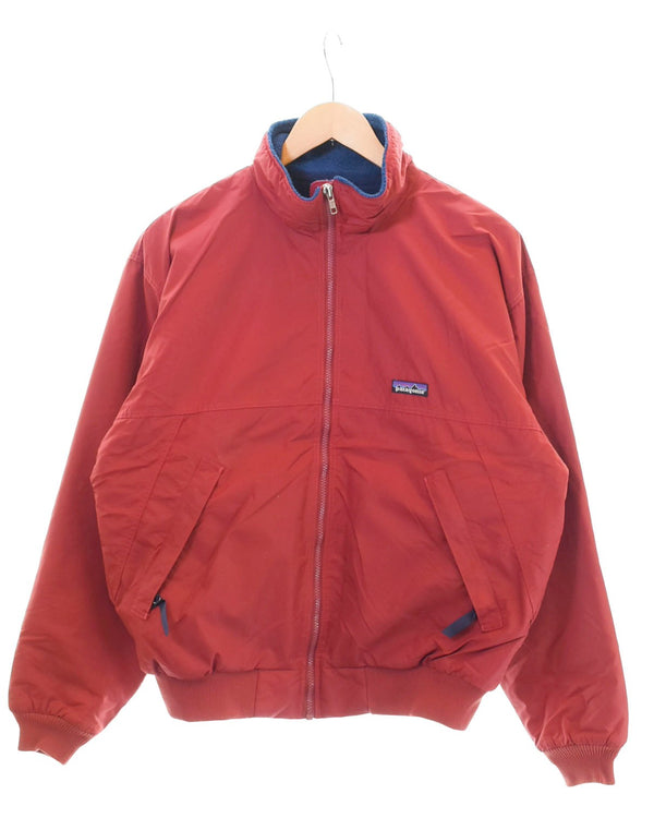 パタゴニア PATAGONIA 90s 90's 90年代 94年製 USA製  シェルドシンチラジャケット 28131F4 ジャケット ワインレッド Mサイズ 103MT-1686