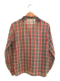 ヴィンテージ Vintage 50s 60s オープンカラーシャツ ヘビネル 好配色 襤褸 雰囲気系 50's 60's 長袖シャツ マルチカラー 103MT-3199