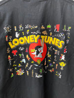 キス KITH 20SS x Looney Tunes That's All Folks Tee クルーネック Tシャツ プリント Tシャツ ブラック XLサイズ 201MT-2683