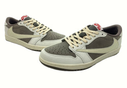 ナイキ NIKE 22年製 × TRAVIS SCOTT トラヴィス スコット AIR JORDAN 1 LOW REVERSE MOCHA エア ジョーダン ロー リバース モカ DM7866-162 メンズ靴 スニーカー ブラウン 28.5cm 104-shoes457