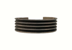 トムホーク TOM HAWK Sterling Silver Bracelet スターリング シルバー ブレスレット ナバホ バングル 腕輪 黒 銀 メンズジュエリー・アクセサリー バングル ライン シルバー 104A-22