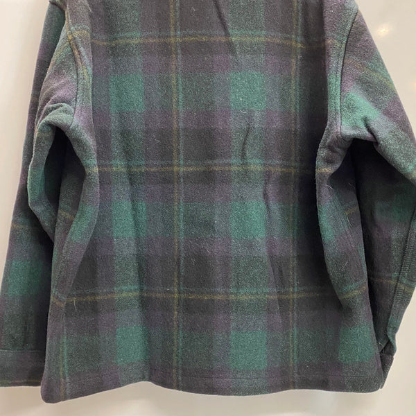 【曜日割引対象外】 ペンドルトン PENDLETON 60's バッファローチェック ウールジャケット ジャケット グリーン Lサイズ 201MT-4417 VB