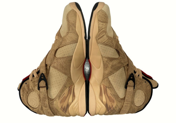 ナイキ NIKE 21年製 × RUI HACHIMURA 八村塁 AIR JORDAN 8 RETRO SE エア ジョーダン レトロ AJ8 シューズ 薄茶 DO2496-700 メンズ靴 スニーカー ベージュ 28cm 104S-694