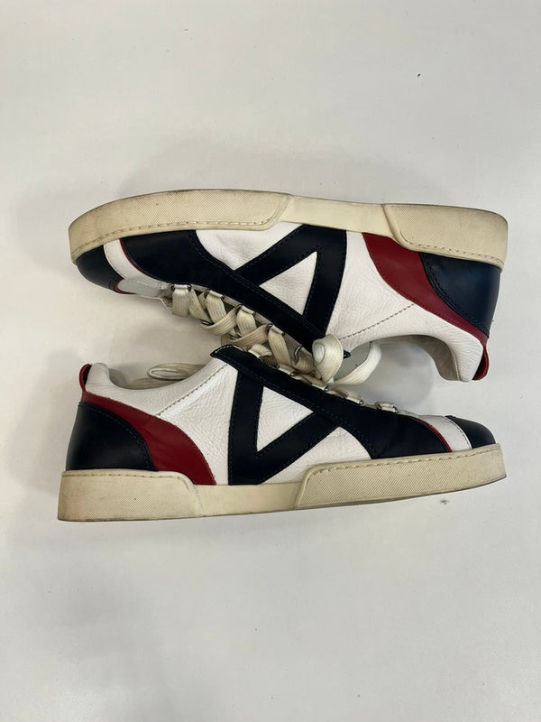 ルイ・ヴィトン LOUIS VUITTON トリコロール レザー ローカットスニーカー BA1006 メンズ靴 スニーカー ホワイト サイズ7 101sh-2282