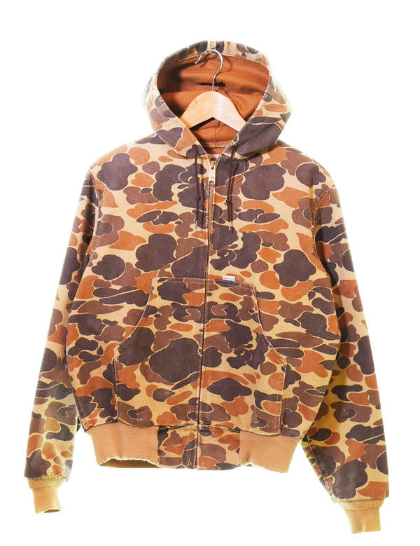 カーハート Carhartt アクティブパーカー ダックハンターカモ ダック地 ジャケット カモフラージュ・迷彩 ブラウン 103MT-684