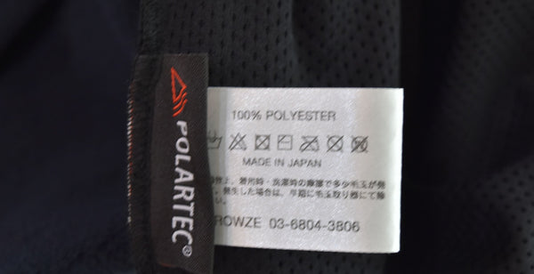 エンノイプロフェッショナル The Ennoy Professional 24AW Polartec Fleece Jacket フロントロゴ刺繍 ポーラテック フリースジャケット   AW24BRENCT04LP ジャケット ネイビー Lサイズ 103MT-2508